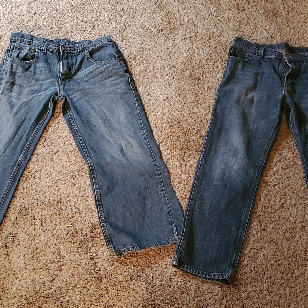 2 Pairs Boy's Wranglers Relaxed Straight Jeans